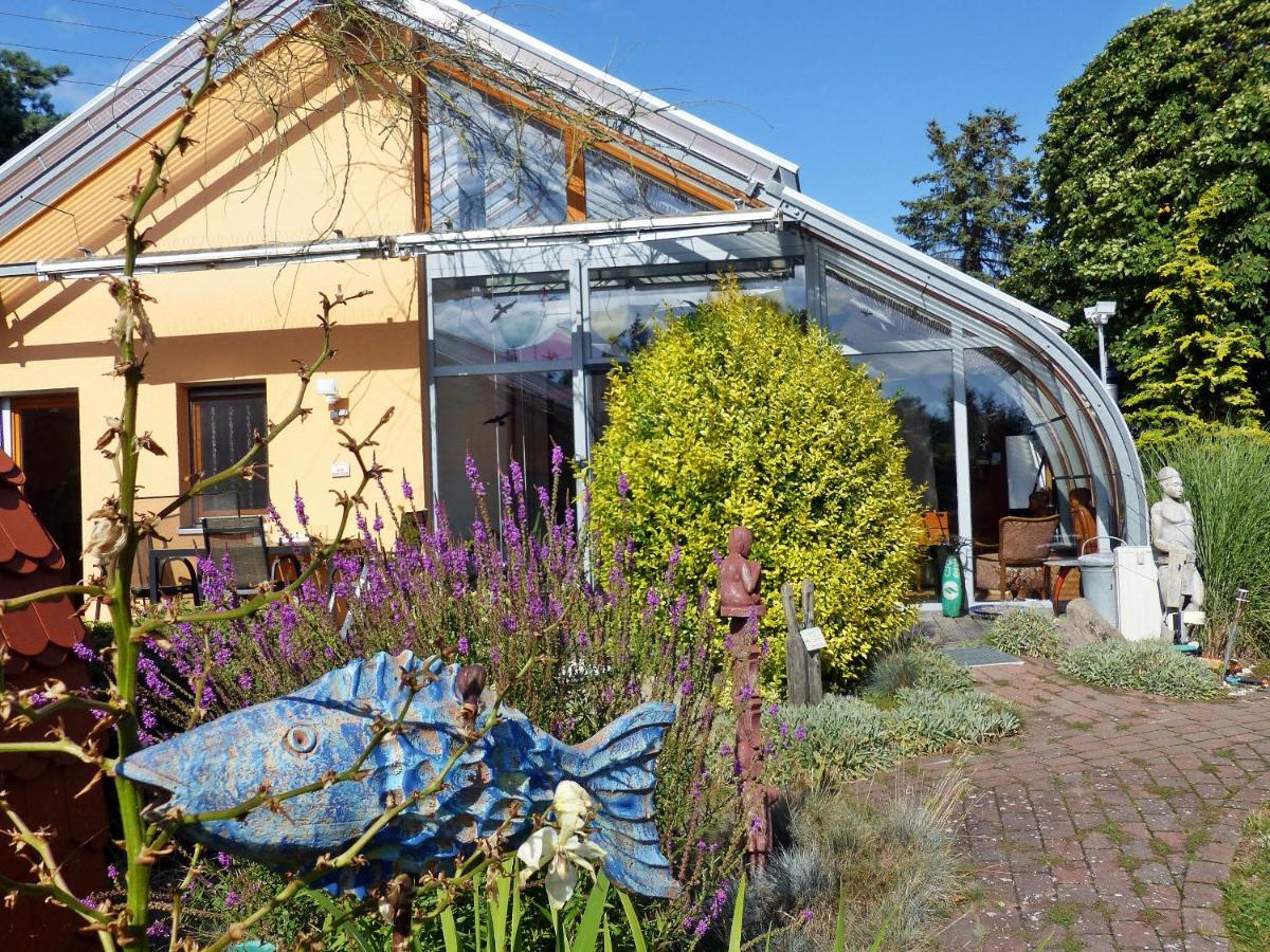 "Balmgarten" Im Naturpark Usedom, Bio Solarhaus Mit Grossem Garten Esterno foto