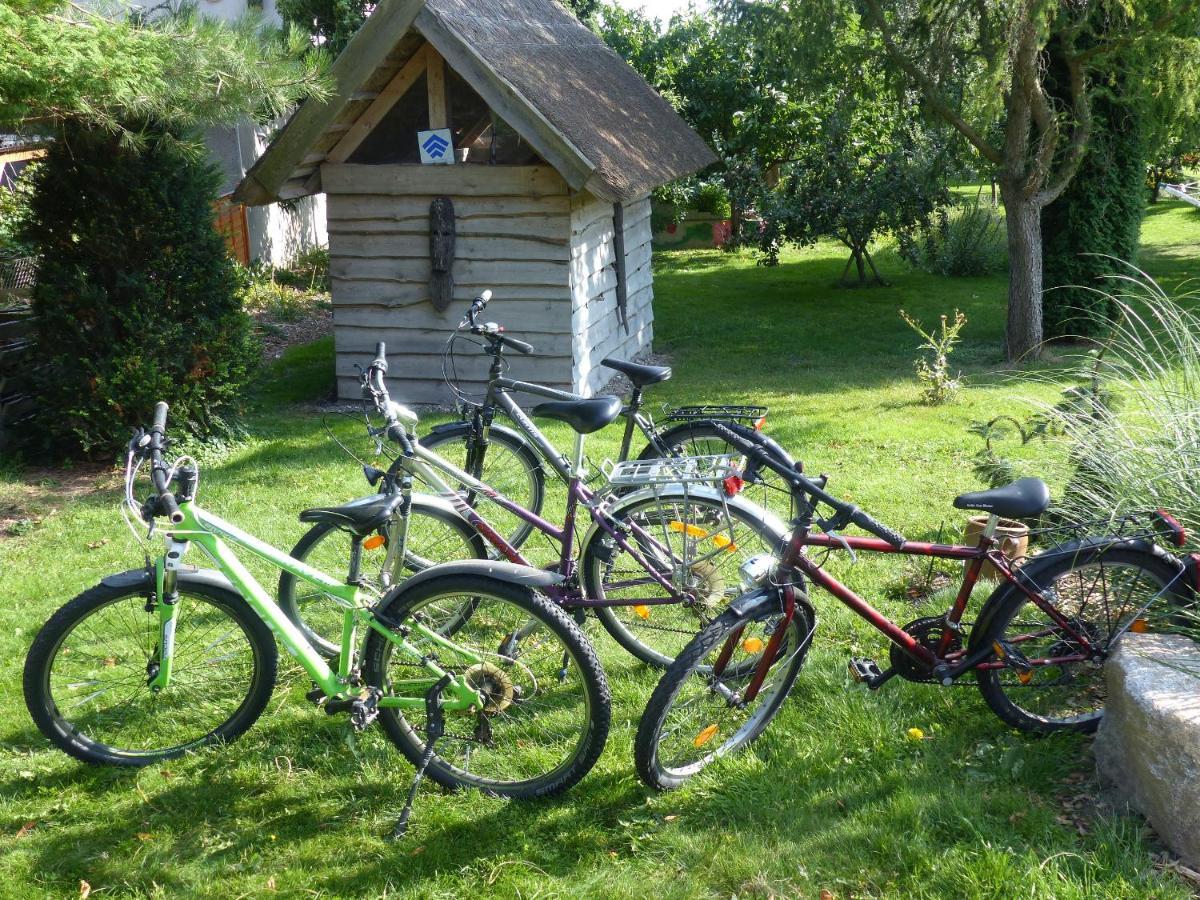 "Balmgarten" Im Naturpark Usedom, Bio Solarhaus Mit Grossem Garten Esterno foto