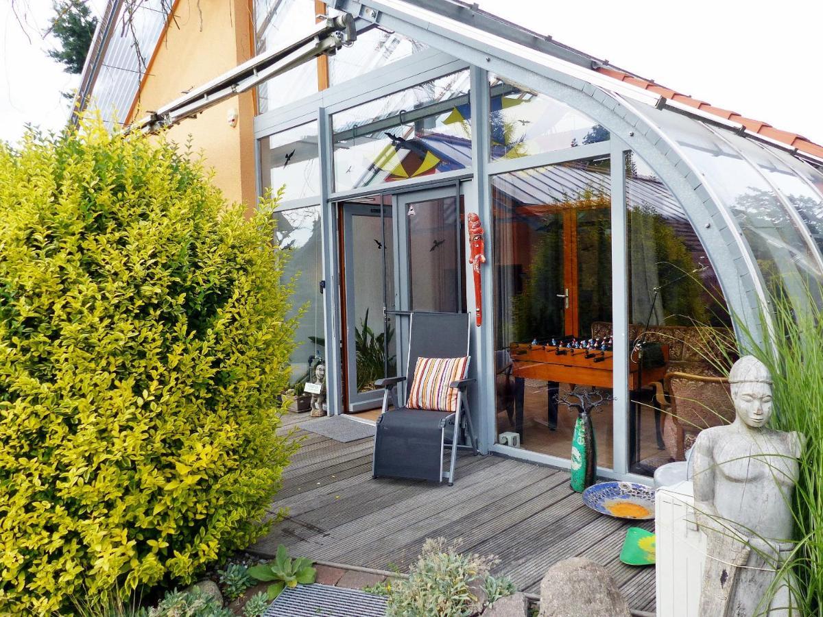 "Balmgarten" Im Naturpark Usedom, Bio Solarhaus Mit Grossem Garten Esterno foto